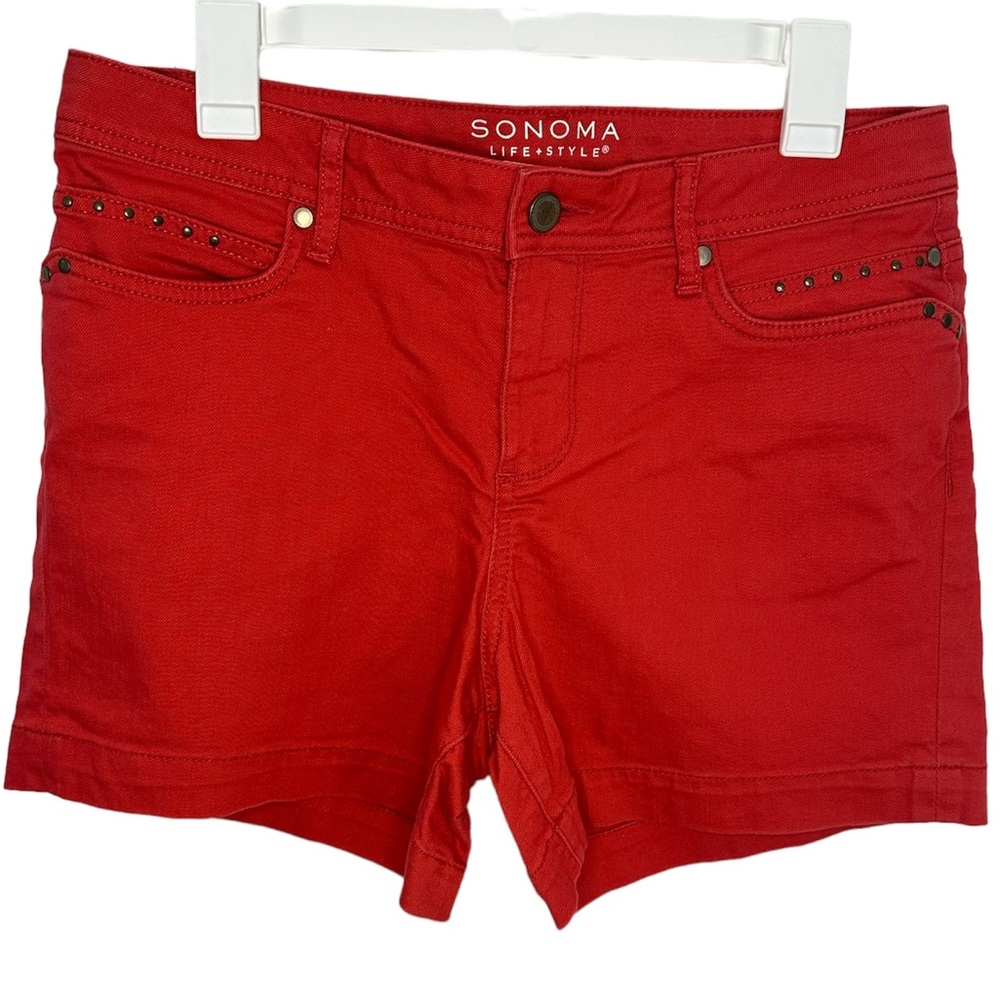 Sonoma-Like New Coral shorts- look more red in picture they are a dark coral